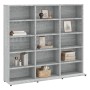 CD-Regal aus grauem Sperrholz, 102 x 23 x 89,5 cm von vidaXL, CD- und DVD-Speicher - Ref: Foro24-815484, Preis: 61,81 €, Raba...