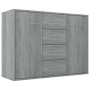 Aparador de madera contrachapada gris Sonoma 88x30x65 cm de vidaXL, Aparadores - Ref: Foro24-815370, Precio: 111,04 €, Descue...