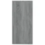 Sonoma gray plywood sideboard 88x30x65 cm by vidaXL, Sideboards - Ref: Foro24-815370, Price: 111,25 €, Discount: %