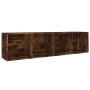 Regal/TV-Schrank aus geräuchertem Eichensperrholz, 36 x 30 x 143 cm von vidaXL, Bücherregale und Regale - Ref: Foro24-815246,...