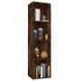 Regal/TV-Schrank aus geräuchertem Eichensperrholz, 36 x 30 x 143 cm von vidaXL, Bücherregale und Regale - Ref: Foro24-815246,...