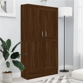 Regal aus eichenbraunem Sperrholz, 82,5 x 30,5 x 150 cm von vidaXL, Bücherregale und Regale - Ref: Foro24-815614, Preis: 142,...