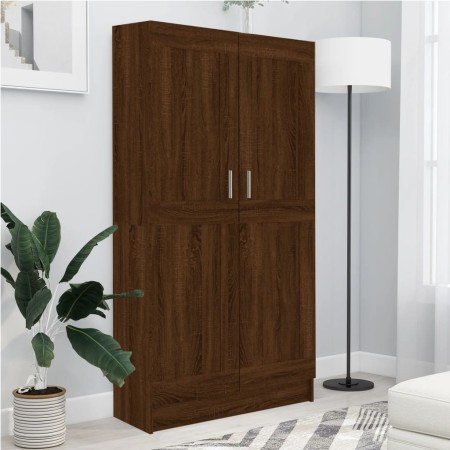Regal aus eichenbraunem Sperrholz, 82,5 x 30,5 x 150 cm von vidaXL, Bücherregale und Regale - Ref: Foro24-815614, Preis: 144,...