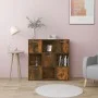 Regal aus geräuchertem Eichensperrholz, 90 x 30 x 90 cm von vidaXL, Bücherregale und Regale - Ref: Foro24-815549, Preis: 84,4...