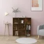 Regal aus geräuchertem Eichensperrholz, 90 x 30 x 90 cm von vidaXL, Bücherregale und Regale - Ref: Foro24-815549, Preis: 84,4...