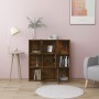 Smoked oak plywood shelf 90x30x90 cm by vidaXL, Bookcases and shelves - Ref: Foro24-815549, Price: 86,38 €, Discount: %
