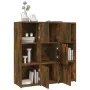 Regal aus geräuchertem Eichensperrholz, 90 x 30 x 90 cm von vidaXL, Bücherregale und Regale - Ref: Foro24-815549, Preis: 84,4...