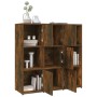 Smoked oak plywood shelf 90x30x90 cm by vidaXL, Bookcases and shelves - Ref: Foro24-815549, Price: 86,38 €, Discount: %