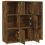 Smoked oak plywood shelf 90x30x90 cm by vidaXL, Bookcases and shelves - Ref: Foro24-815549, Price: 85,72 €, Discount: %