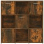 Smoked oak plywood shelf 90x30x90 cm by vidaXL, Bookcases and shelves - Ref: Foro24-815549, Price: 86,38 €, Discount: %