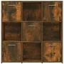 Smoked oak plywood shelf 90x30x90 cm by vidaXL, Bookcases and shelves - Ref: Foro24-815549, Price: 85,72 €, Discount: %