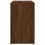Armario auxiliar madera contrachapada marrón roble 60x30x50 cm