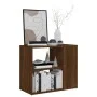 Armario auxiliar madera contrachapada marrón roble 60x30x50 cm de vidaXL, Aparadores - Ref: Foro24-815815, Precio: 35,90 €, D...