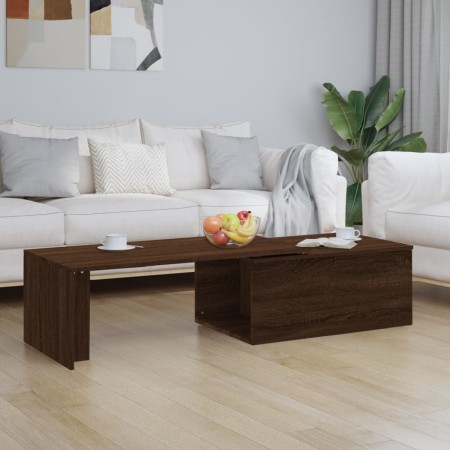 Oak brown plywood coffee table 150x50x35 cm by vidaXL, Coffee table - Ref: Foro24-815470, Price: 67,59 €, Discount: %