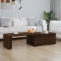 Oak brown plywood coffee table 150x50x35 cm by vidaXL, Coffee table - Ref: Foro24-815470, Price: 67,59 €, Discount: %