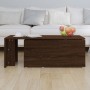 Oak brown plywood coffee table 150x50x35 cm by vidaXL, Coffee table - Ref: Foro24-815470, Price: 67,59 €, Discount: %
