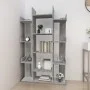 Sonoma Regal aus grauem Sperrholz 86x25,5x140 cm von vidaXL, Bücherregale und Regale - Ref: Foro24-816003, Preis: 77,54 €, Ra...