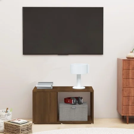 TV-Schrank aus braunem Eichensperrholz, 60 x 24 x 32 cm von vidaXL, TV-Möbel - Ref: Foro24-816031, Preis: 24,53 €, Rabatt: %