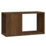 Oak brown plywood TV cabinet 60x24x32 cm by vidaXL, TV Furniture - Ref: Foro24-816031, Price: 24,83 €, Discount: %