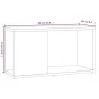 TV-Schrank aus braunem Eichensperrholz, 60 x 24 x 32 cm von vidaXL, TV-Möbel - Ref: Foro24-816031, Preis: 24,53 €, Rabatt: %