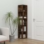 Eckschrank aus geräucherter Eichenholz-Sperrholzplatte 33x33x164,5cm. von vidaXL, Schließfächer und Lagerschränke - Ref: Foro...