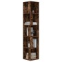 Eckschrank aus geräucherter Eichenholz-Sperrholzplatte 33x33x164,5cm. von vidaXL, Schließfächer und Lagerschränke - Ref: Foro...