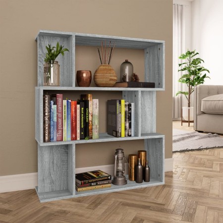 Sonoma graues Sperrholzregal/Bildschirm 80x24x96 cm von vidaXL, Bücherregale und Regale - Ref: Foro24-815244, Preis: 48,62 €,...
