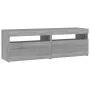 TV-Möbel 2 Stück mit Sonoma grauen LED-Leuchten 60x35x40 cm von vidaXL, TV-Möbel - Ref: Foro24-815681, Preis: 73,70 €, Rabatt: %