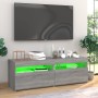 TV-Möbel 2 Stück mit Sonoma grauen LED-Leuchten 60x35x40 cm von vidaXL, TV-Möbel - Ref: Foro24-815681, Preis: 76,82 €, Rabatt: %