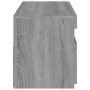 Muebles de TV 2 uds con luces LED gris Sonoma 60x35x40 cm de vidaXL, Muebles TV - Ref: Foro24-815681, Precio: 79,10 €, Descue...