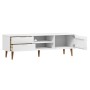 Mueble de TV MOLDE madera maciza de pino blanca 158x40x49 cm de vidaXL, Muebles TV - Ref: Foro24-350535, Precio: 175,63 €, De...