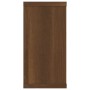 Kubisches Wandregal, 4 Stück, braunes Eichenholz, 100 x 15 x 30 cm von vidaXL, Regale und Regale - Ref: Foro24-815913, Preis:...