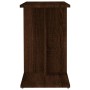 Mesa auxiliar de madera contrachapada marrón roble 50x30x50 cm de vidaXL, Mesas auxiliares - Ref: Foro24-815851, Precio: 35,16 €