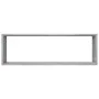 Cubic wall shelf 2 units gray Sonoma wood 80x15x26.5cm by vidaXL, Shelves and shelves - Ref: Foro24-815918, Price: 27,32 €, D...