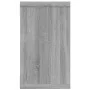 Cubic wall shelf 2 units gray Sonoma wood 80x15x26.5cm by vidaXL, Shelves and shelves - Ref: Foro24-815918, Price: 27,32 €, D...