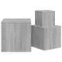 Side tables 3 pieces Sonoma gray plywood by vidaXL, Side tables - Ref: Foro24-815988, Price: 70,25 €, Discount: %