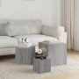 Beistelltische 3 Stück Sonoma graues Sperrholz von vidaXL, Seitentische - Ref: Foro24-815988, Preis: 71,32 €, Rabatt: %