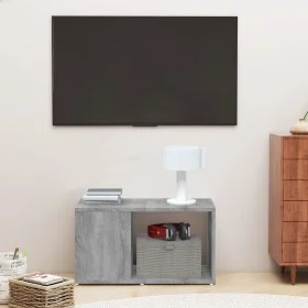Mueble de TV madera contrachapada gris Sonoma 60x24x32 cm de vidaXL, Muebles TV - Ref: Foro24-816030, Precio: 24,71 €, Descue...