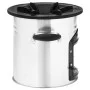 Cocina leña camping acero inoxidable plateado 45,5x33x25,5 cm de vidaXL, Chimeneas - Ref: Foro24-319440, Precio: 90,07 €, Des...
