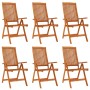7-piece solid eucalyptus wood garden dining set by vidaXL, Garden sets - Ref: Foro24-3087342, Price: 729,47 €, Discount: %