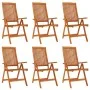 7-piece solid eucalyptus wood garden dining set by vidaXL, Garden sets - Ref: Foro24-3087342, Price: 722,35 €, Discount: %
