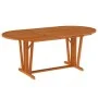 7-piece solid eucalyptus wood garden dining set by vidaXL, Garden sets - Ref: Foro24-3087342, Price: 722,35 €, Discount: %