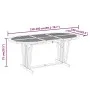 7-piece solid eucalyptus wood garden dining set by vidaXL, Garden sets - Ref: Foro24-3087342, Price: 722,35 €, Discount: %