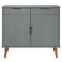MOLD Sideboard aus massivem grauem Kiefernholz 90x40x80 cm von vidaXL, Sideboards - Ref: Foro24-350548, Preis: 166,27 €, Raba...