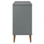 MOLD Sideboard aus massivem grauem Kiefernholz 90x40x80 cm von vidaXL, Sideboards - Ref: Foro24-350548, Preis: 166,27 €, Raba...