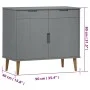MOLD Sideboard aus massivem grauem Kiefernholz 90x40x80 cm von vidaXL, Sideboards - Ref: Foro24-350548, Preis: 166,27 €, Raba...