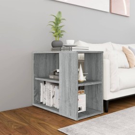 Armario auxiliar madera contrachapada gris Sonoma 60x30x50 cm