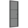 Innentür EGS Glas und schwarzes Aluminium 76x201,5 cm von vidaXL, Türen für zu Hause - Ref: Foro24-350560, Preis: 252,13 €, R...