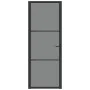Innentür EGS Glas und schwarzes Aluminium 76x201,5 cm von vidaXL, Türen für zu Hause - Ref: Foro24-350560, Preis: 252,13 €, R...