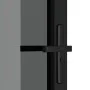 Innentür EGS Glas und schwarzes Aluminium 76x201,5 cm von vidaXL, Türen für zu Hause - Ref: Foro24-350560, Preis: 252,13 €, R...